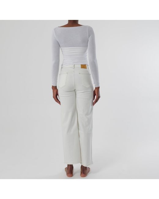Her & Glory White Rosie Wide Leg