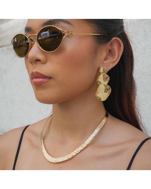 Argento Vivo Metallic Costa Collar