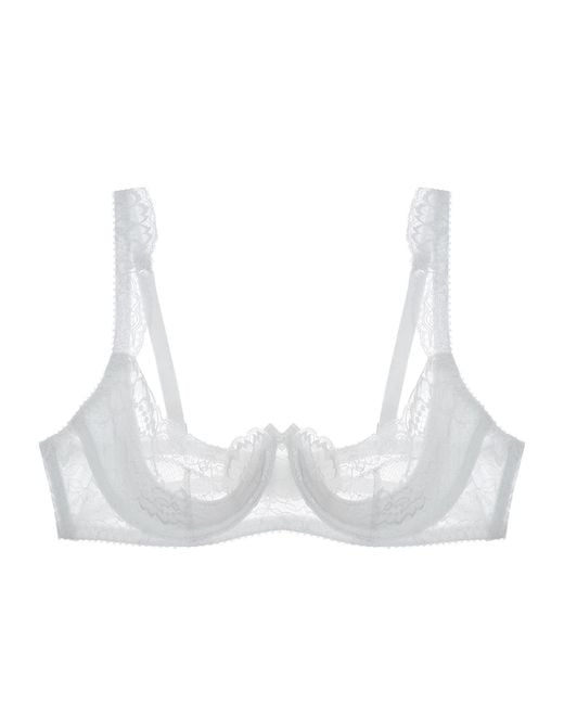 Journelle White Isabel One Fourth Cup Bra Blanc