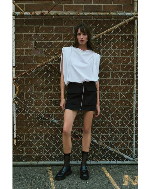 Lendrop Studios Black Giacinta Mini Skirt