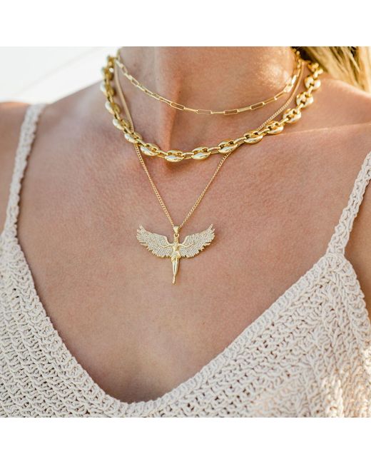 Rachel Nathan Yellow Greatest Goddess Necklace
