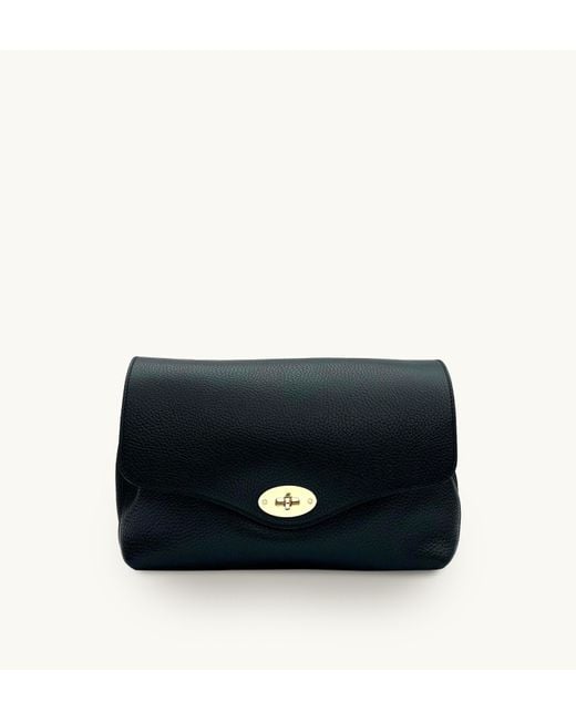 Apatchy London Black The Maddie Maxi Leather Bag