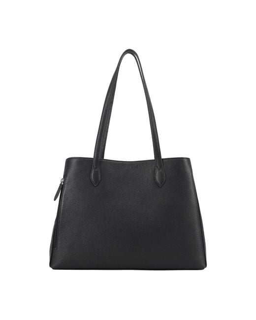 Lloyd Baker Black Adelaide Leather Shoulder Bag
