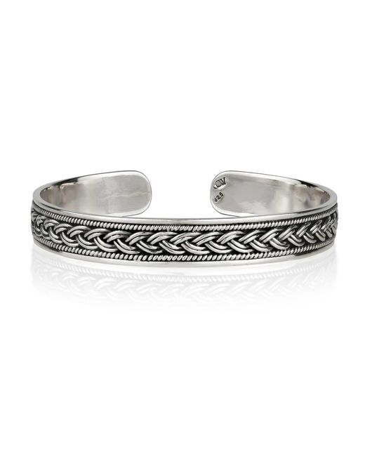 Charlotte's Web Jewellery Metallic Celtic Loyalty Cuff Bracelet for men