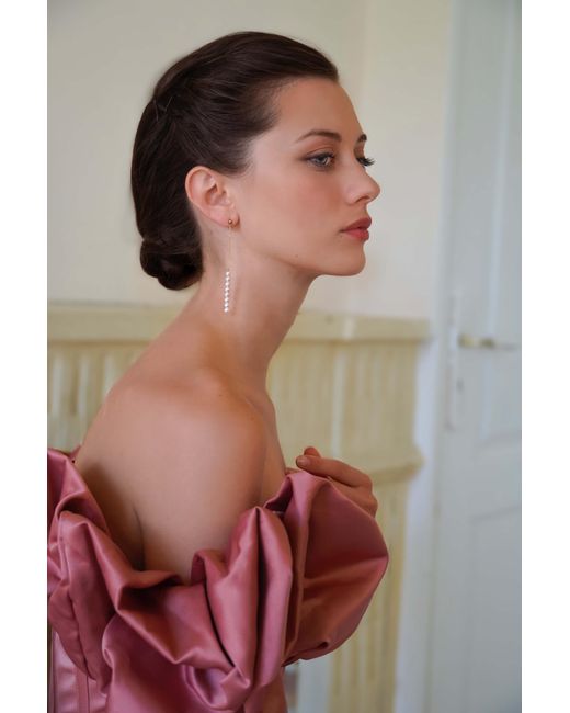 Katy Faye White Orion Earrings