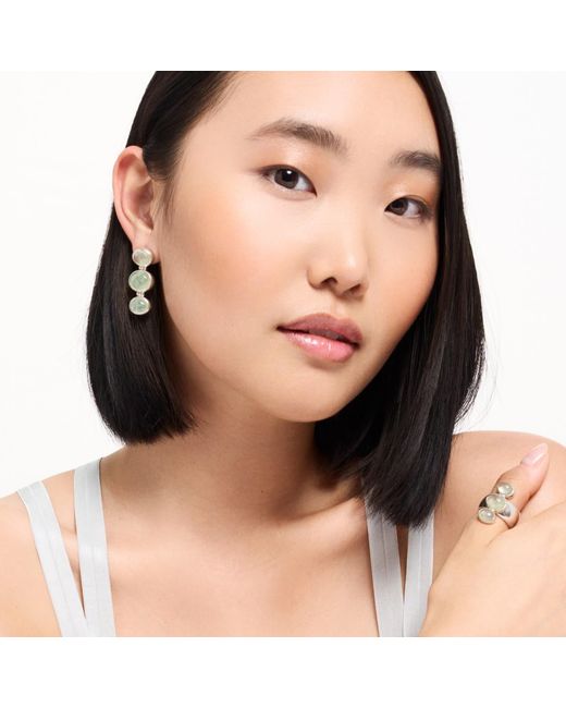 Stone Fruit Metallic Pulp Earrings