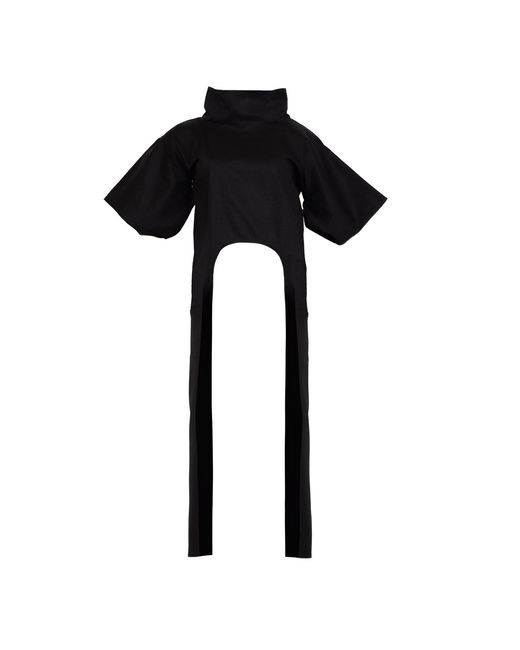 Bianca Popp Black Long Sides Top