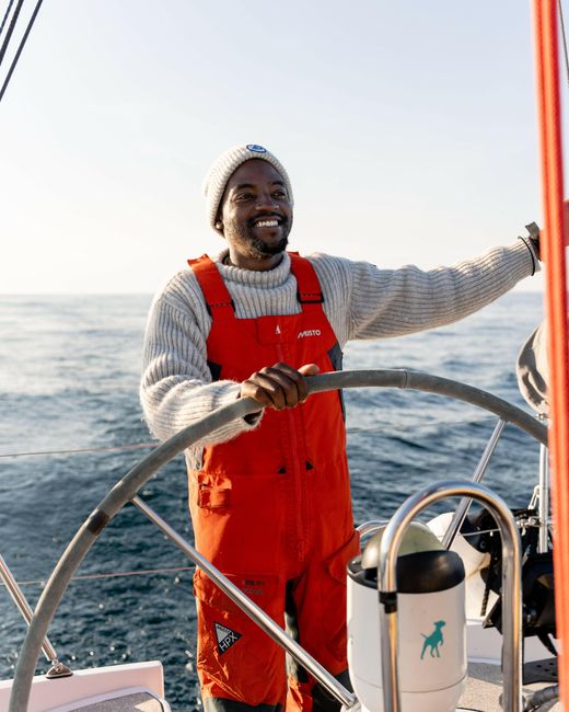 Arthur Beale White Erebus Boat Neck Pullover for men