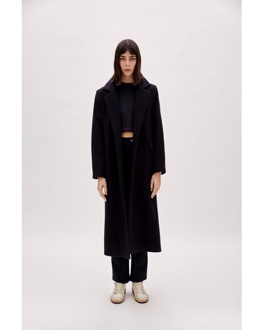 Pcfg Black Wool Coat