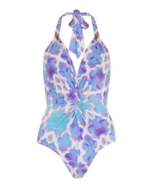 Sophia Alexia Blue Orchid Paradise Tahiti Twist Swimsuit