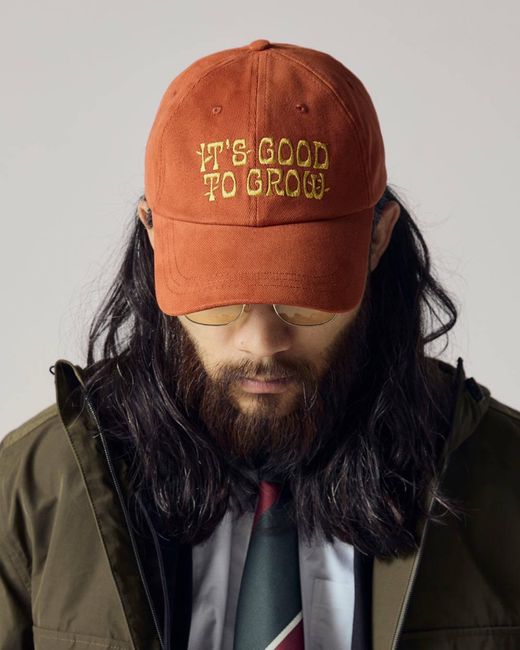 Uskees Orange Knowledge Cap for men