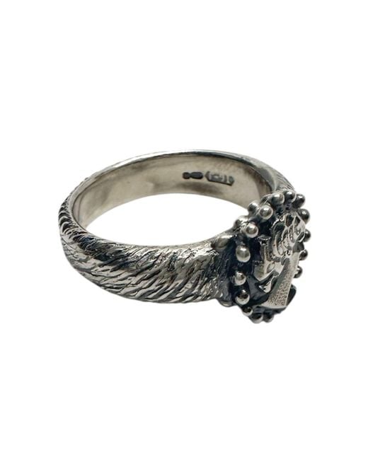 Tg-Jewellery by Tamara Gervasio White Cameo Muse Ring – Handcrafted Sterling-One Of A Kind