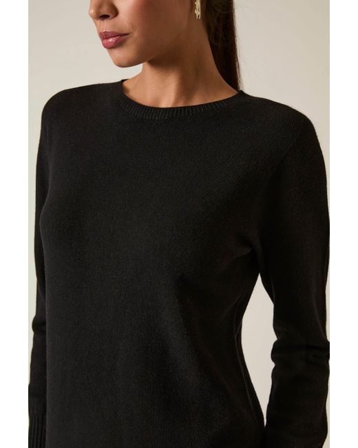 James Lakeland Black Knitted Midi Dress
