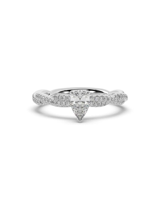 Artisan White 14K With Pear Cut Lab-Grown Diamond Cocktail Ring