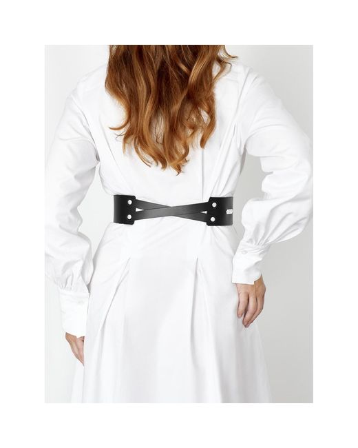 Badass & Goddess Leather Black Real Leather Belt Venus