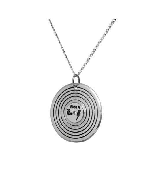 Edge Only Metallic Vinyl Pendant 60Cm Sterling for men