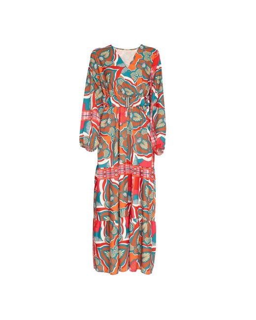 SOHUMAN Red Fir Sustainable Midi Dress