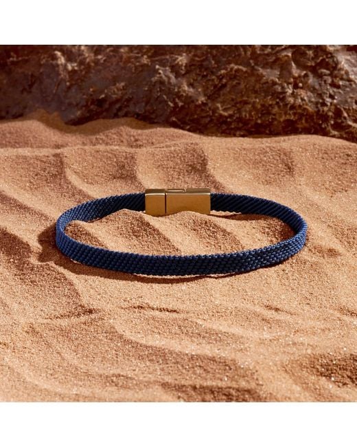 Karma and Luck Blue Forever Grateful String Magnetic Bracelet for men
