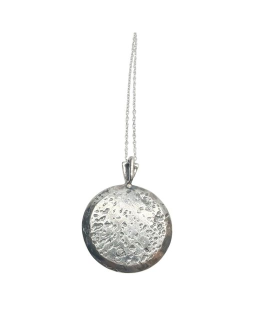 Tg-Jewellery by Tamara Gervasio Metallic Ancient Replica Coin Pendant Necklace – Hand-Carved Sterling
