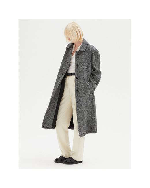 Hegarty Gray Tweed Overcoat