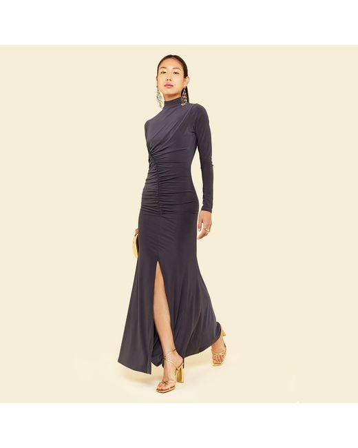 Celestine & Mae Blue Silene Maxi Dress