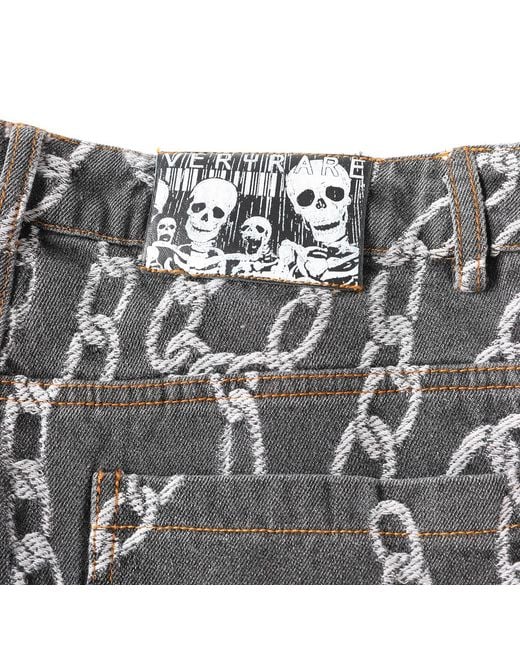 VERYRARE Gray Chains Ash Pants for men