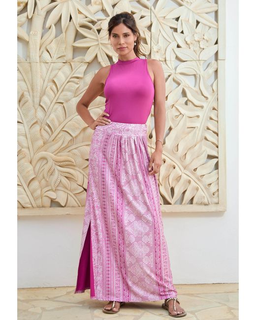 Chic by Lirette Pink Maxi Rok Guna