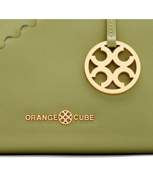 Orange Cube Green Fortune Cookie Mini Tote