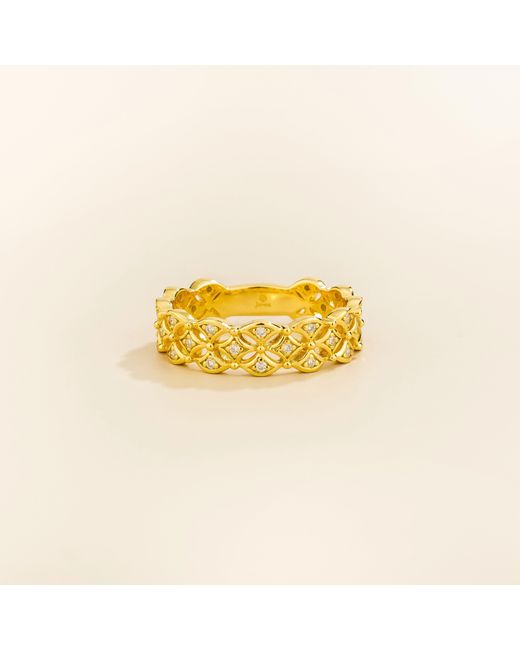 Juvetti Yellow Padre Diamond Ring Set