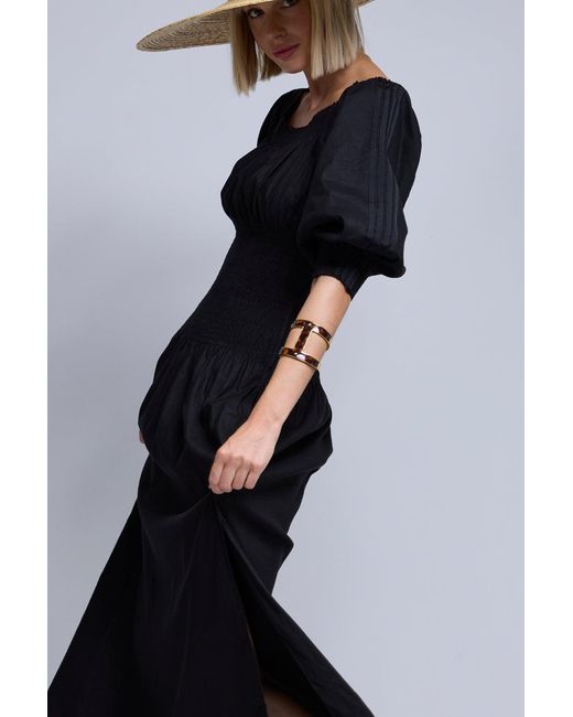 Dref Black Sydney Linen Dress