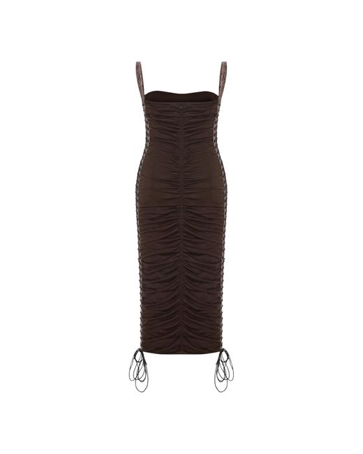 Maison sél Brown Roxane Dress