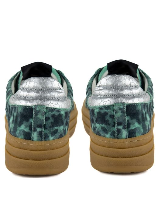 Keith Scarrott Shoes Green Bitonto Platform Trainer
