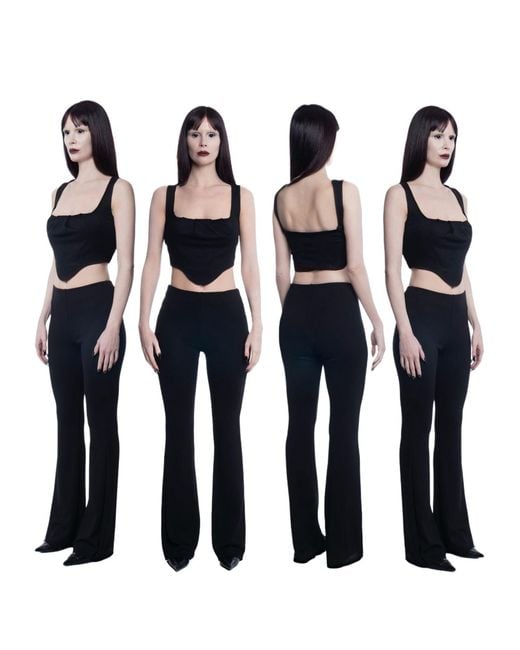 Amortizia Black Thirty-Three Top Comfort Stretch Top