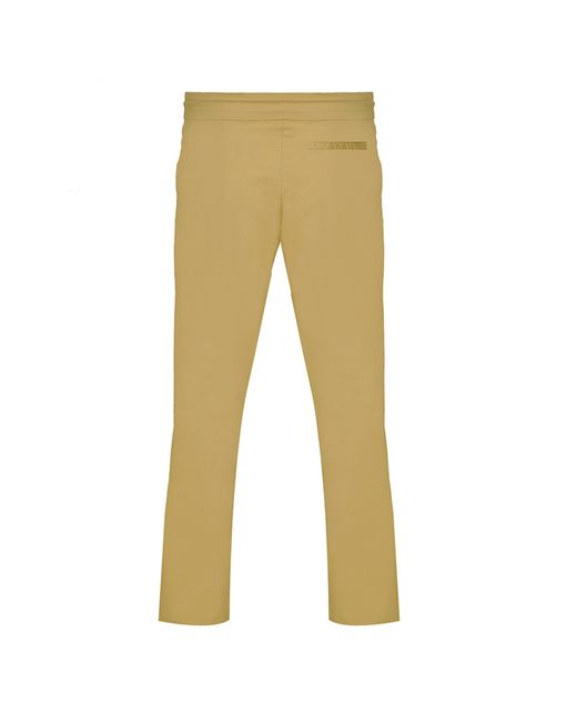 DAVID WEJ Yellow Paco Loose Fit Chinos for men