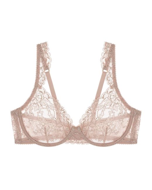 Journelle Pink Neutrals Chloe Demi Bra Champagne Chamblis