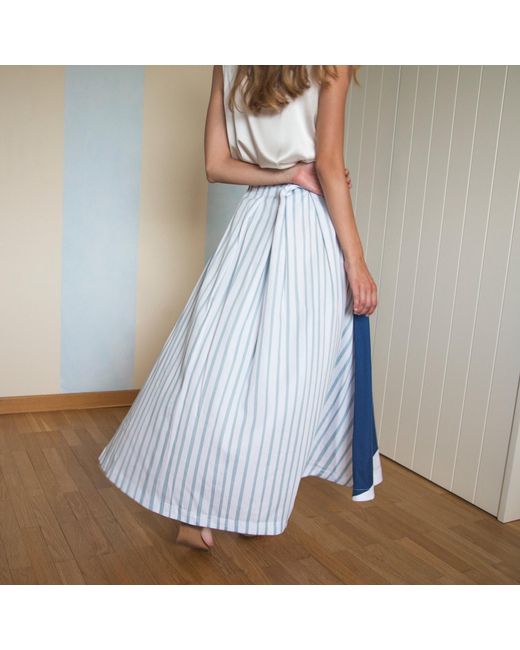 My Pair Of Jeans Blue Viky Maxi Skirt