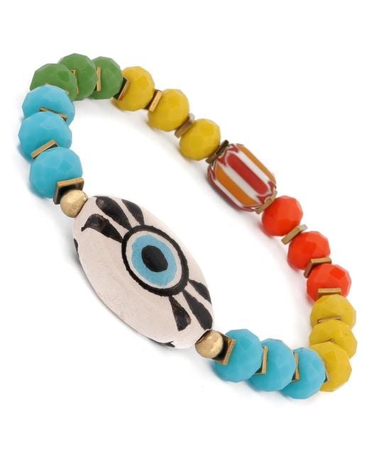 Ebru Jewelry Blue Sun Kissed Evil Eye Joyful Guardian Bracelet