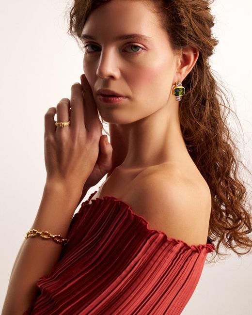 Kybele Studio Green Luma Earrings
