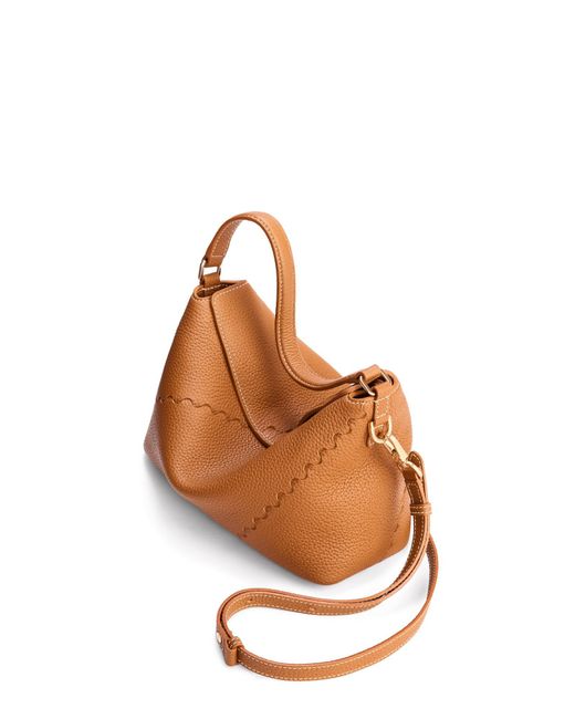 Orange Cube Brown Vina Shoulder Bag
