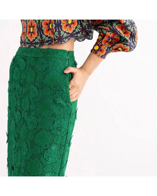 Emma Wallace Green Yan Skirt