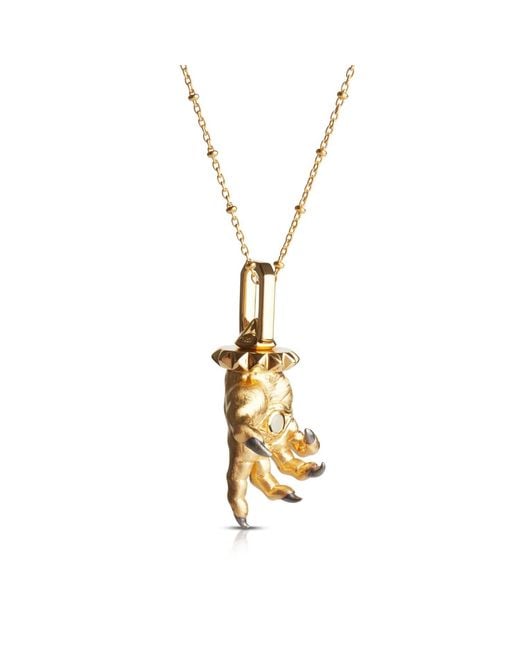 Kasun Metallic Hand Of The Protector Pendant for men