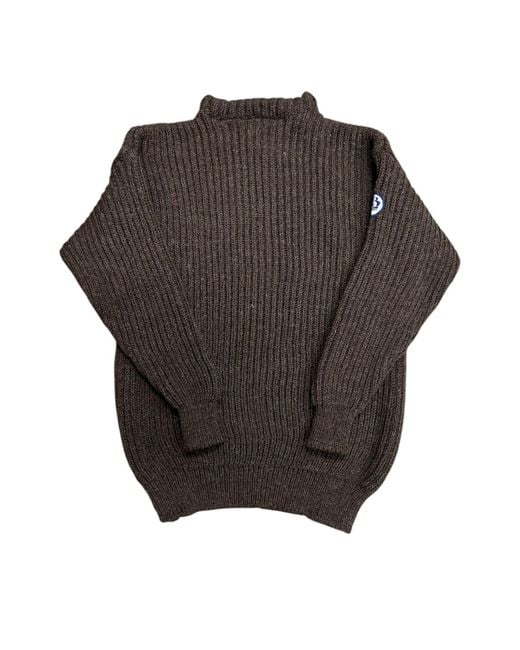 Arthur Beale Gray Erebus Boat Neck Pullover for men