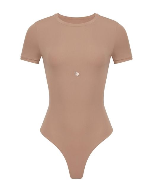GOD SAVES QUEENS White Neutrals Second Skin T-Shirt Bodysuit Nude