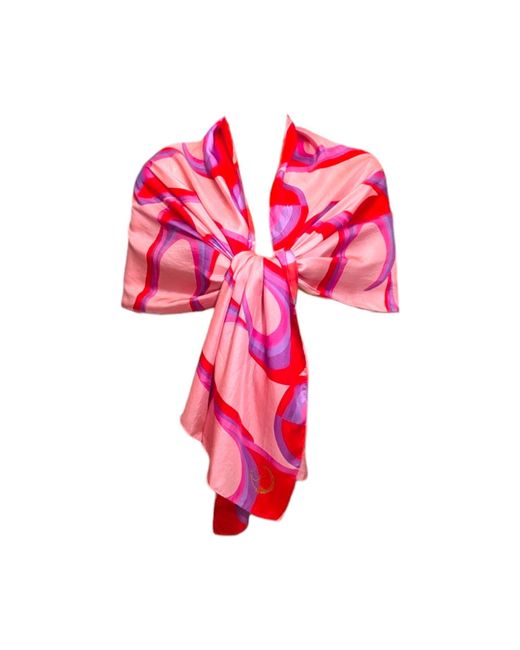 Julia Clancey Pink Jcjc Fondant Silk Scarf