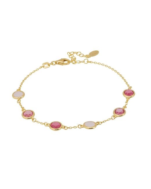 Latelita London Metallic Sardinia Bracelet The Pinks
