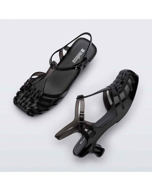 Melissa Black Vixen Kitten Heel