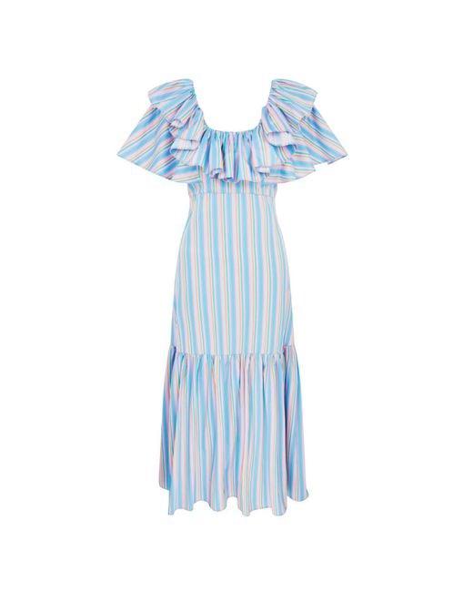 Lisa The Label Blue La La Lady Peggy Lipton Dress