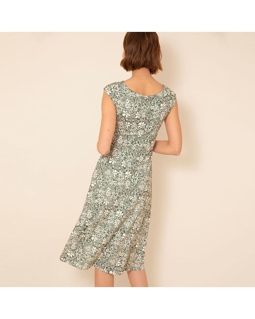 Alie Street London Metallic Renee Knot Dress Botanical