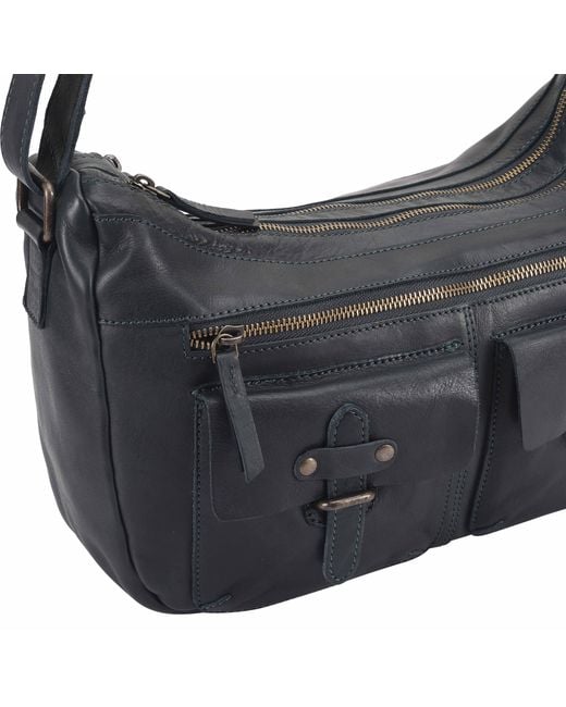 Lloyd Baker Black Loulia Leather Crossbody Bag