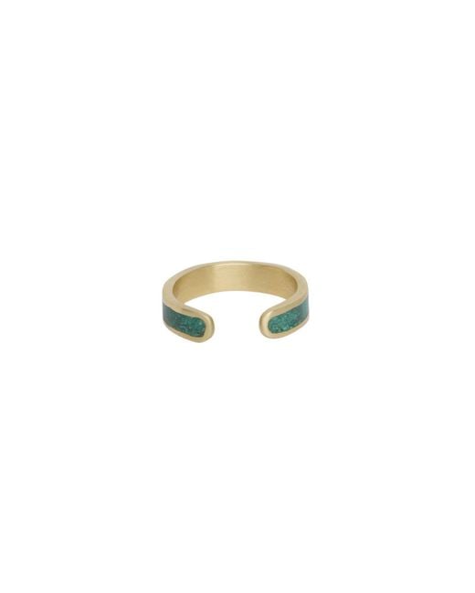 Zeworks Green Kaa Mala Ring